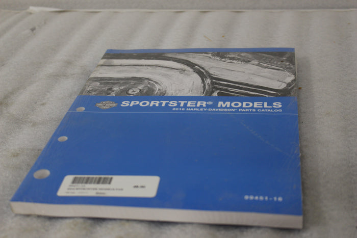 99451-16 NEW OEM 2016 HARLEY-DAVIDSON SPORTSTER MODELS PARTS CATALOG 99451-16