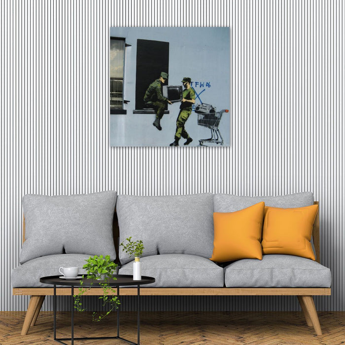 Banksy Looting Soldiers, Graffiti