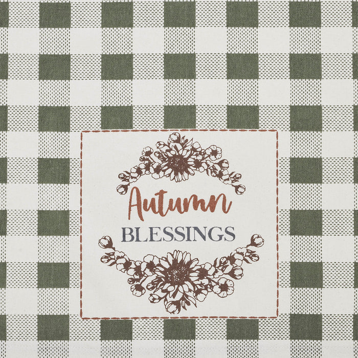 Bountifall Fall Harvest Kitchen Tea Towels Set of 3 (19x28 Inch) Autumn Decorative Dish Towels