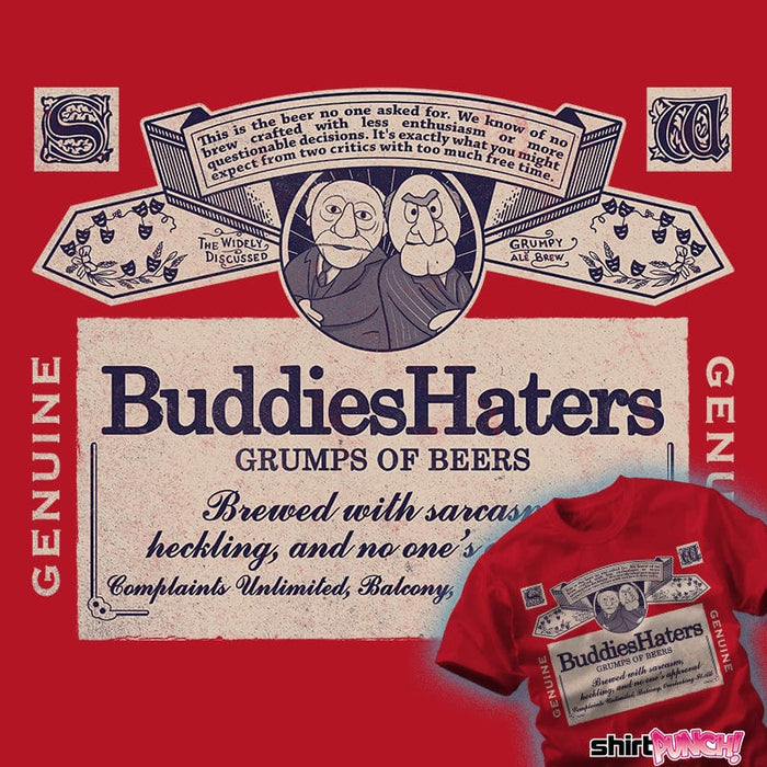 Daily_Deal_Shirts Buddies Haters Buddies Haters