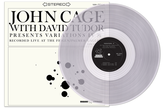 Cage, John With David Tudor ‎– Variations IV [CLEAR VINYL Marked Down] – New LP