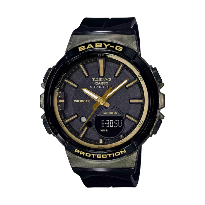 Casio Baby-G Black G-Squad Step Counter, BGS-100GS-1ADR-B211