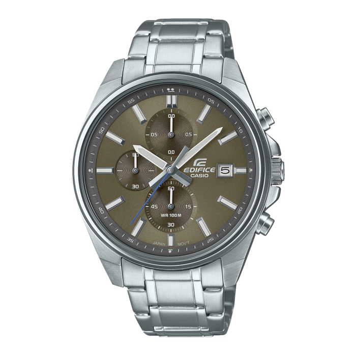 Casio Edifice Stainless Steel Men's Watch Stopwatch, EFV-610D-5CVUDF-ED572