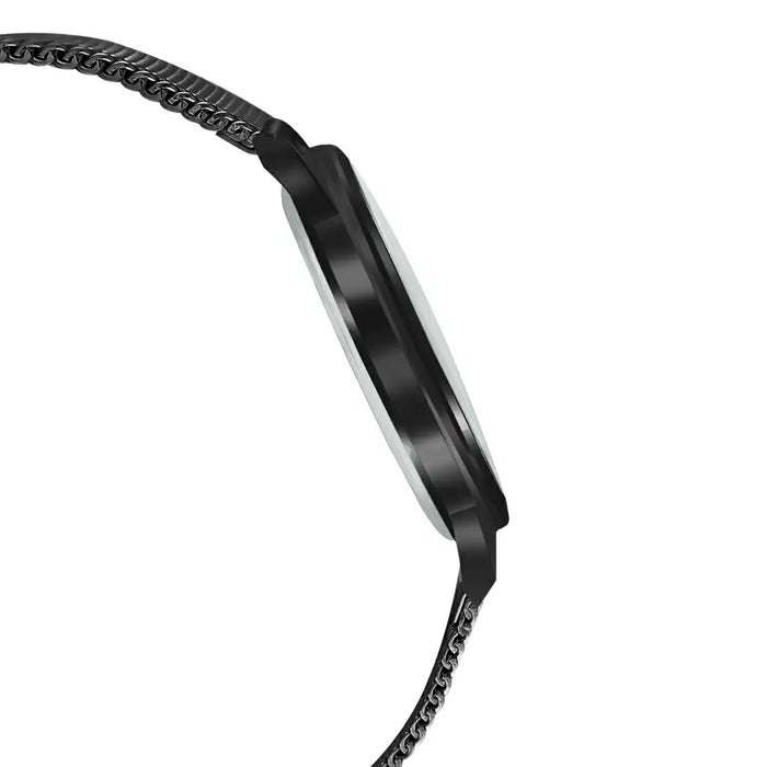 Casio Enticer Black Analog Spherical Glass, MTP-E600MB-4BDF-A2005