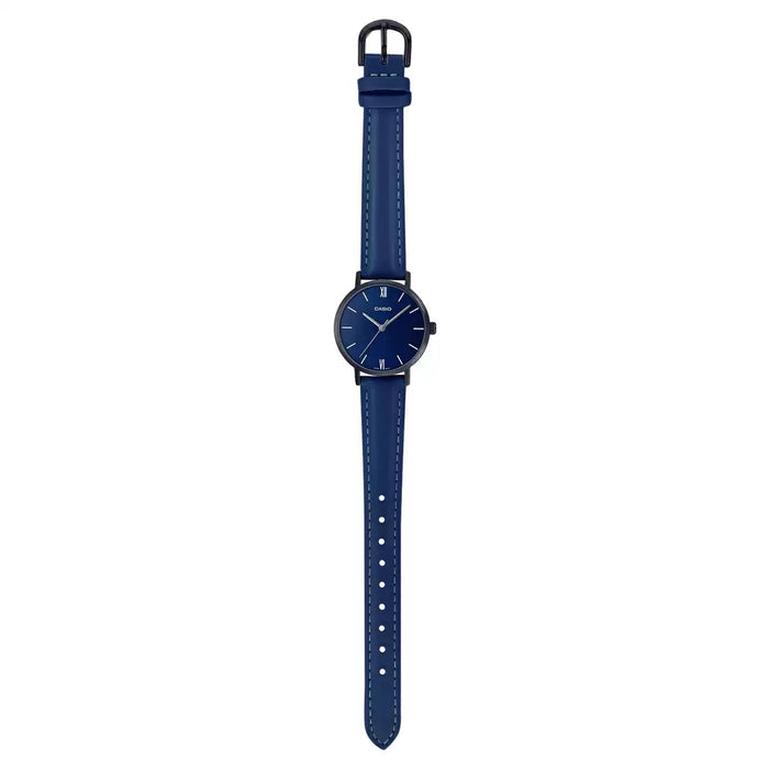 Casio Enticer Blue Leather Analog Water Resistance, LTP-VT02BL-2AUDF-A2001