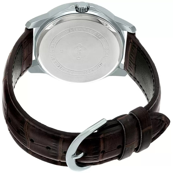 Casio Enticer Brown Multi-Dial Genuine Leather Band, MTP-V300L-7AUDF-A1177