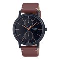 Casio Enticer Leather Analog Mineral Glass, MTP-B310BL-5AVDF-A2062