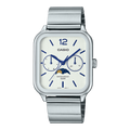Casio Enticer Silver Analog Men's Watch Moon Phase, MTP-M305D-7AVDF-A2183
