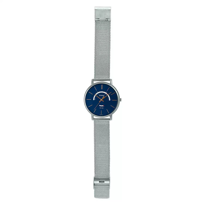 Casio Enticer Silver Analog Mineral Glass, MTP-B105M-2AVDF-A1880