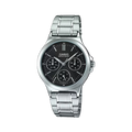 Casio Enticer Silver Multi-Dial Stainless Steel Band, MTP-V300D-1AUDF-A1173