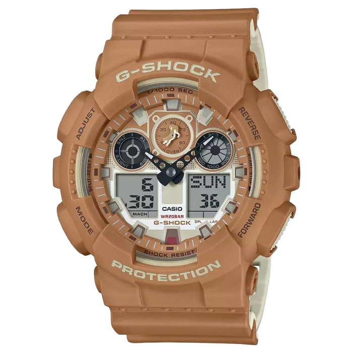 Casio G-Shock Analog-Digital Men's Watch, GA-100SHB-5ADR-G1641