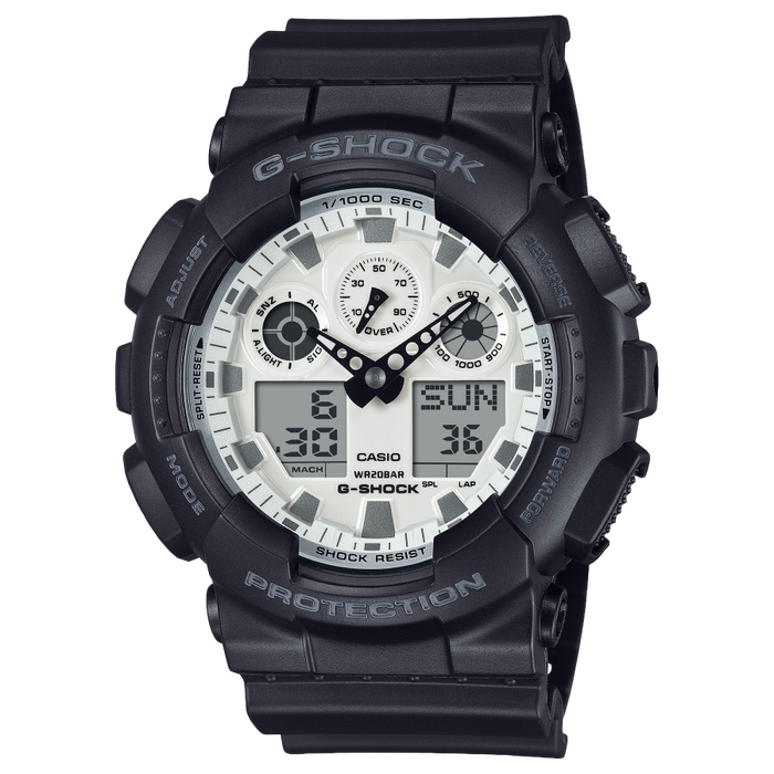 Casio G-Shock Analog-Digital Men's Watch, GA-100WD-1ADR-G1635