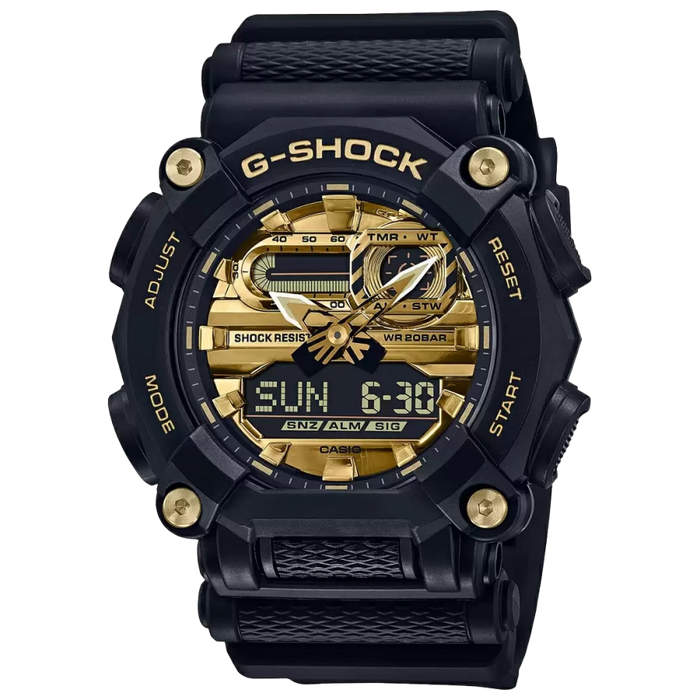 Casio G-Shock Black Analog-Digital 1/100-second stopwatch, GA-900AG-1ADR-G1149