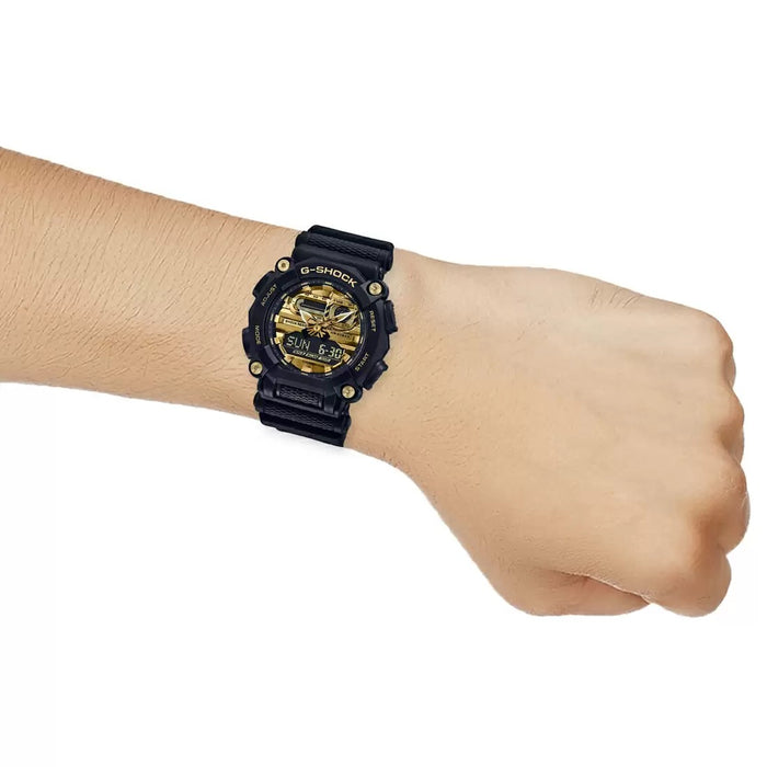 Casio G-Shock Black Analog-Digital 1/100-second stopwatch, GA-900AG-1ADR-G1149