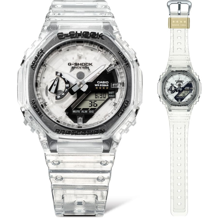 Casio G-Shock Clear Remix 40Th Anniversary Men's Watch Shock Resistant, GA-2140RX-7ADR-G1442