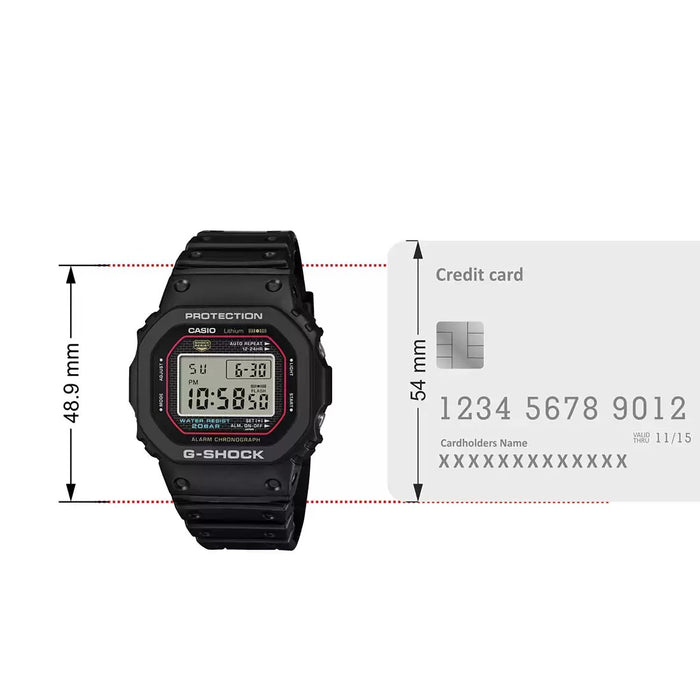 Casio G-Shock Digital Men's Watch, DW-5000R-1ADR-G1660