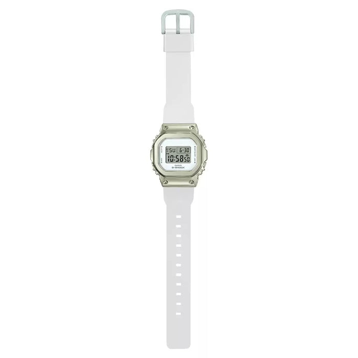 Casio G-Shock White Digital Flash Alert, GM-S5600G-7DR-G1069