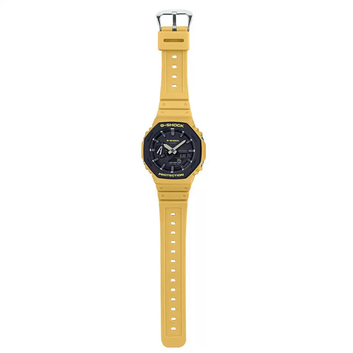 Casio G-Shock Yellow Carbon Core Guard Double LED Light, GA-2110SU-9ADR-G1066