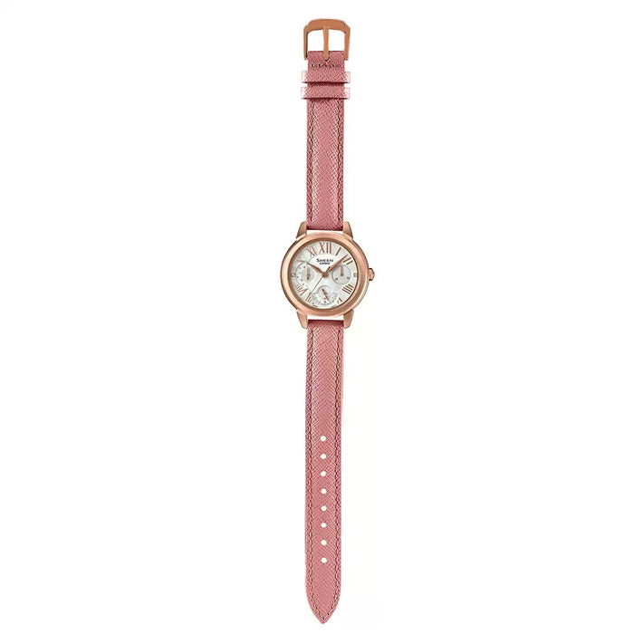 Casio Sheen Pink Gold IP Mineral Glass, SHE-3059PGL-7AUDR-SX207