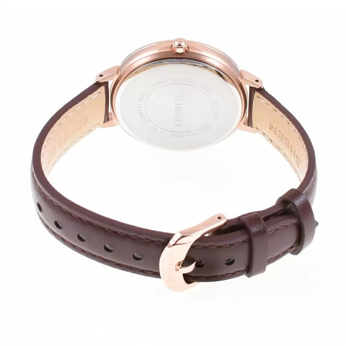 Casio Sheen Pink Gold IP Mineral Glass, SHE-4052PGL-4AUDF-SX244