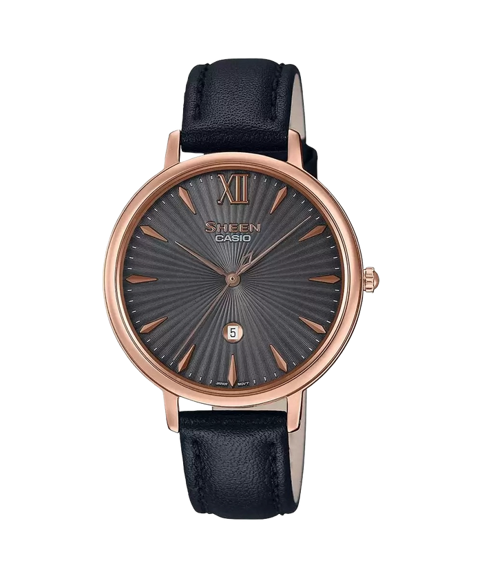 Casio Sheen Pink Gold IP Sapphire Glass, SHE-4534PGL-1AUDF-SH221