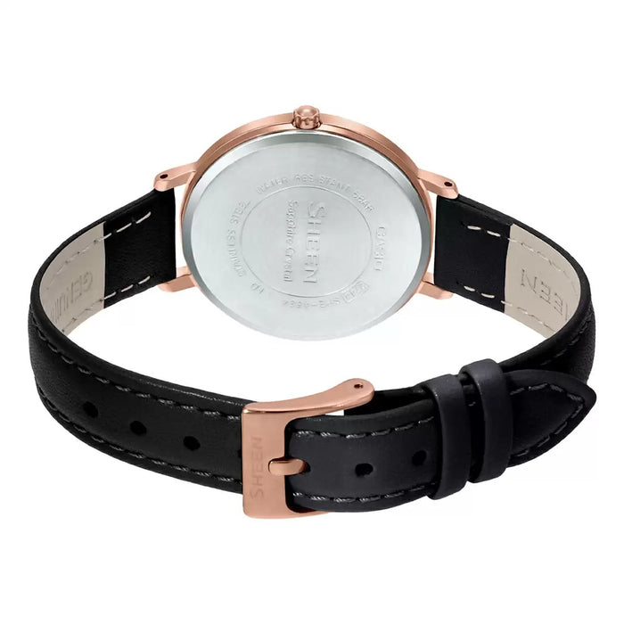 Casio Sheen Pink Gold IP Sapphire Glass, SHE-4534PGL-1AUDF-SH221