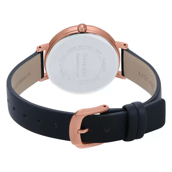 Casio Sheen Pink Gold IP Sapphire Glass, SHE-4539CGL-1AUDF-SX274