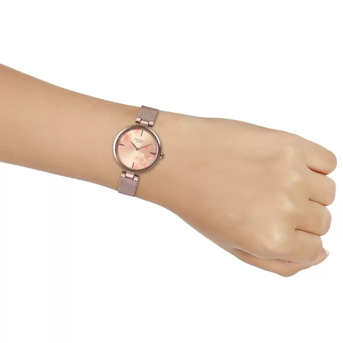 Casio Sheen Pink Gold Sapphire Line Sapphire Crystal, SHE-C110CGM-4AUDF-SH241