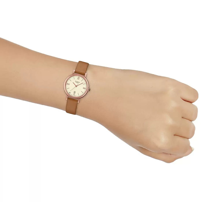 Casio Sheen Sapphire Pink Gold IP Leather, SHE-4540CGL-9AUDF-SX279