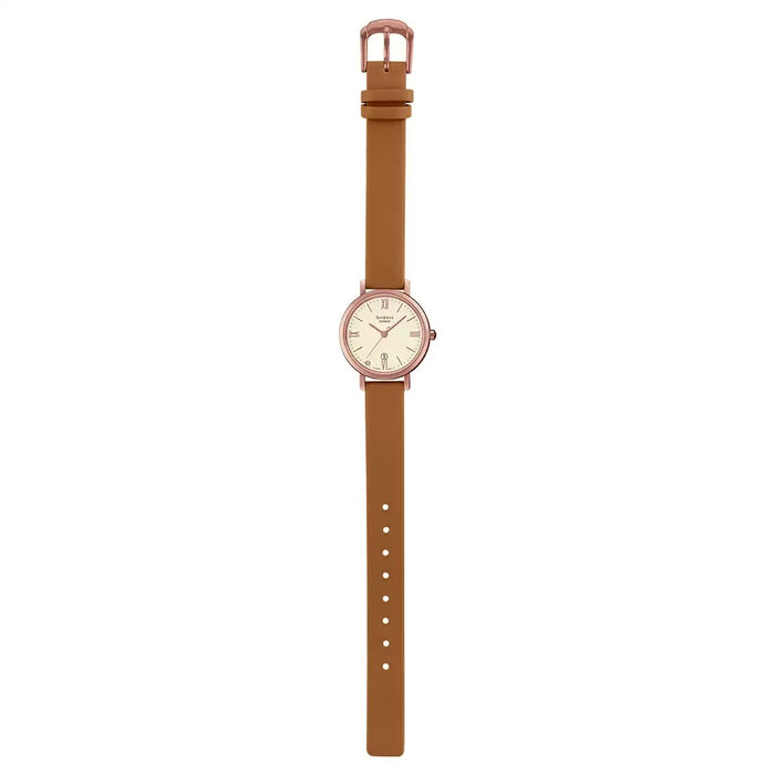 Casio Sheen Sapphire Pink Gold IP Leather, SHE-4540CGL-9AUDF-SX279