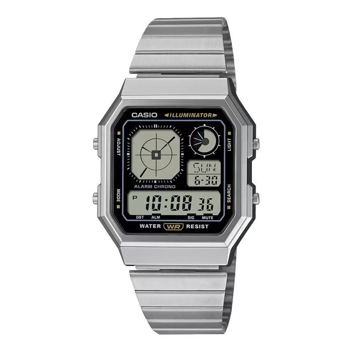 Casio Vintage Digital Unisex Watch, A130WE-1ADF-D388