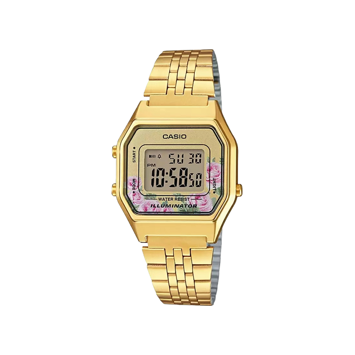 Casio Vintage Gold Digital Countdown timer, LA680WGA-4CDF-D206