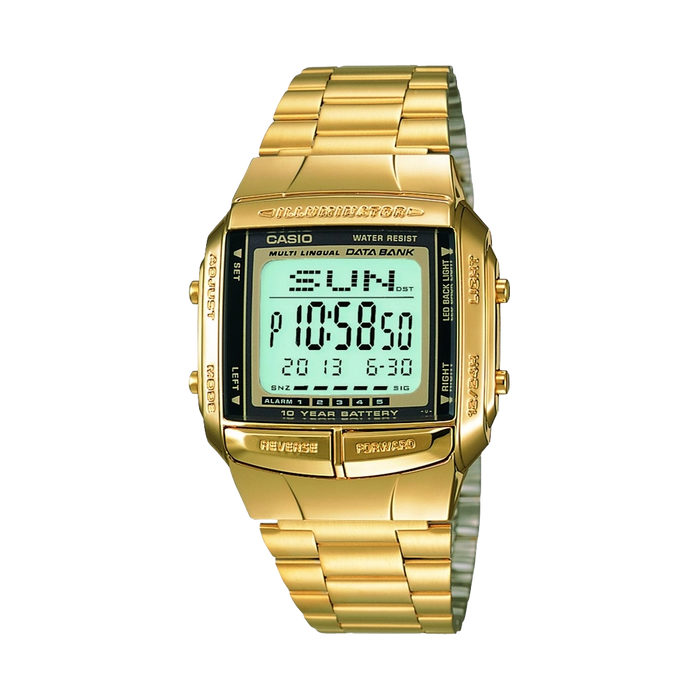 Casio Vintage Gold Digital LED Backlight, DB-360G-9ASDF-DB37