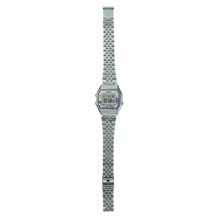 Casio Vintage Silver Digital Countdown timer, LA680WA-4CDF-D204