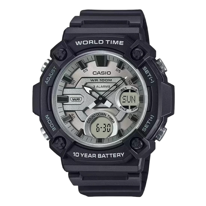 Casio Youth Analog-Digital Men's Watch, AEQ-120W-7AVDF-Quartz