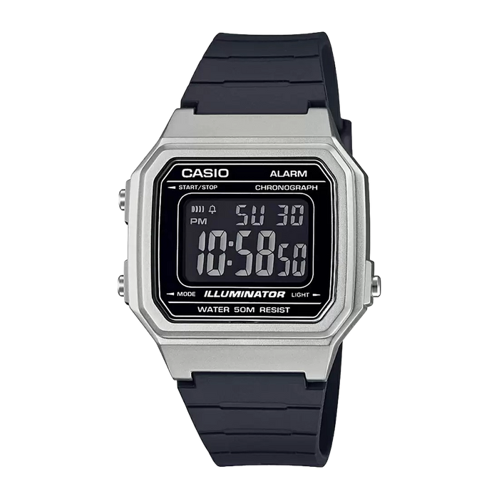 Casio Youth Black Digital Alarm, W-217HM-7BVDF-I114