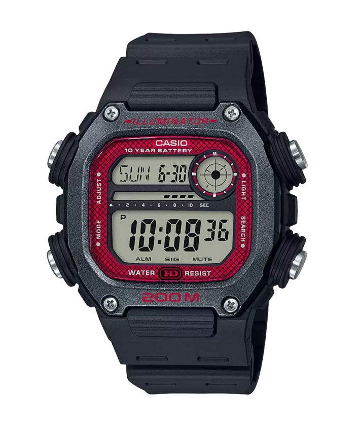 Casio Youth Black Digital Countdown Timer, DW-291H-1BVDF-I117