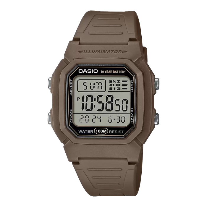 Casio Youth Digital Unisex Watch, W-800H-5AVDF-D334