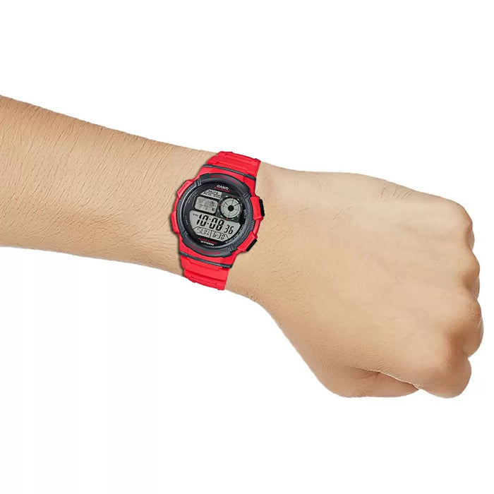 Casio Youth Red Digital Countdown Timer, AE-1000W-4AVDF-D120