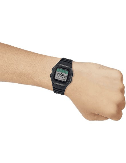 Casio Youth Series Digital Black Dial Men's Watch - W-96H-3AVDF(D175)