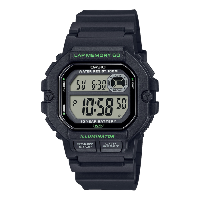 Casio  Youth Unisex Digital Resin Watch WS-1400H-1AVDF D269