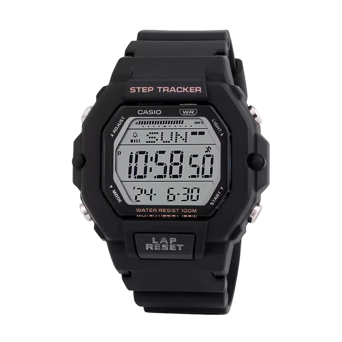 Casio Youth Water Resistance Unisex Watch Resin Glass, LWS-2200H-1AVDF-D316