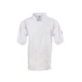 Chef Revival J105-XS Basic White Short Sleeve Double-Breasted Chef Coat - Extra Small