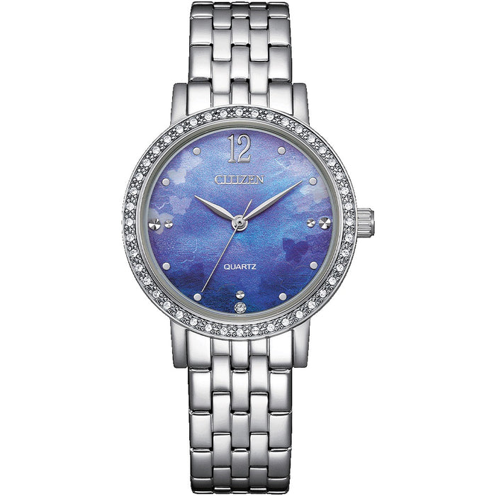 Citizen Beginning Blue-Quartz 3 hands, 31.2mm Women's Watch, EL3100-55N