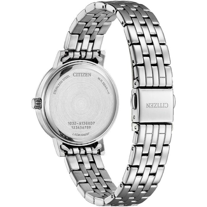 Citizen Beginning Blue-Quartz 3 hands, 31.2mm Women's Watch, EL3100-55N