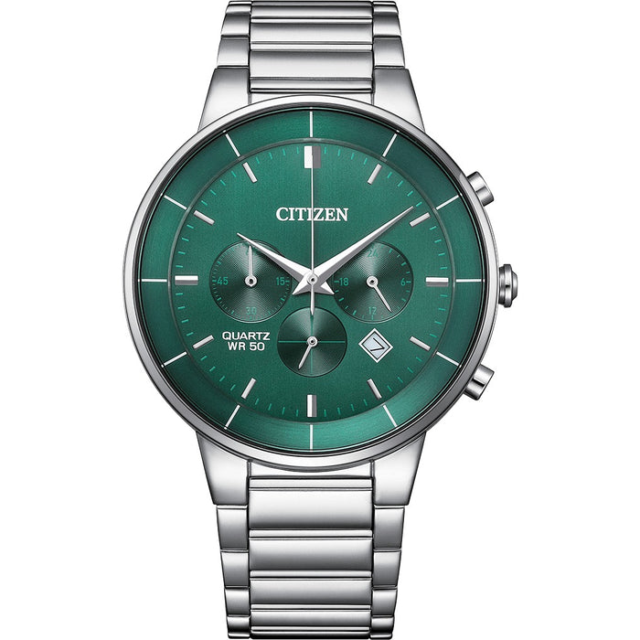 Citizen Quartz Chronograph, 42mm Men's Watch, AN8220-52X