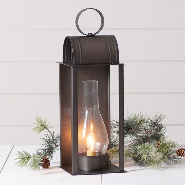 Colonial Mantle Light in Kettle Black
