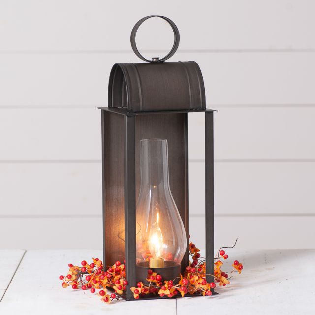 Colonial Mantle Light in Kettle Black