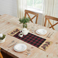 Connell Rustic Lodge Farmhouse Pinecone Fabric Table Runner 12x36 Inch Home Decor