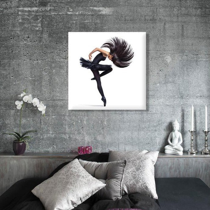 Dancer on White Background, Photography